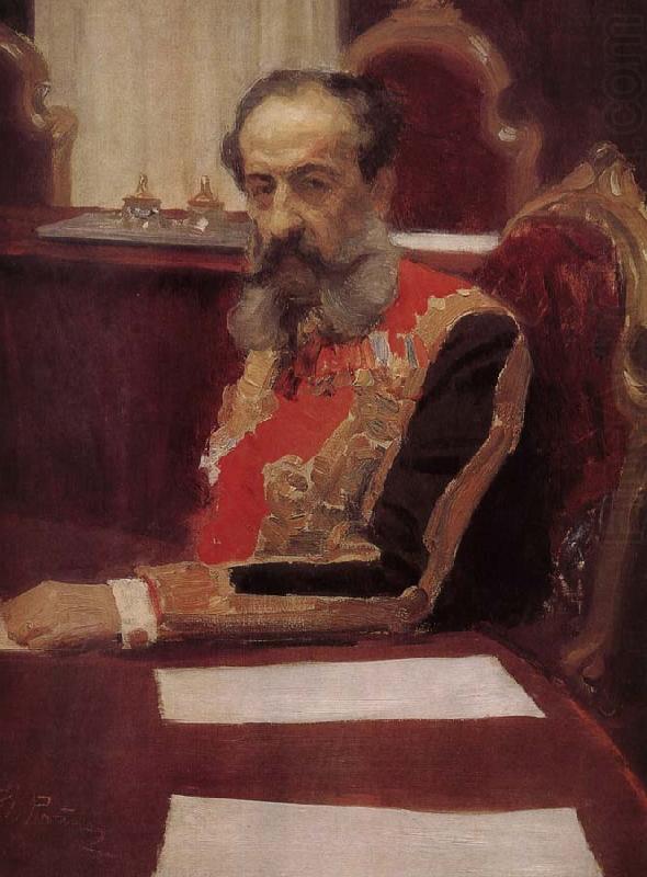 Var post Siji portrait, Ilia Efimovich Repin